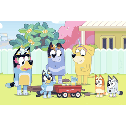 Galeria - zdjęcie nr. 2 - Puzzle Wesoły świat Bluey 100