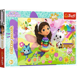 Puzzle z brokatem Gabby's Dollhouse Brokatowa Gabby 100