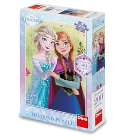 Puzzle z diamencikami Kraina Lodu 200el