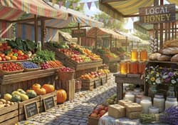 Galeria - zdjęcie nr. 2 - Puzzle Zdrowa żywność 500 el 114129