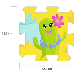 Galeria - zdjęcie nr. 2 - Puzzlopianka układanka Kaktusiaki śpiewaki 61265