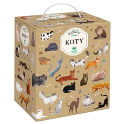 Puzzlove CzuCzu Koty 500 elementów puzzle rodzinne