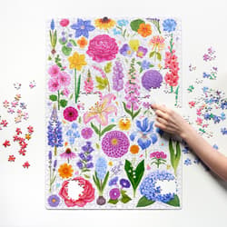 Galeria - zdjęcie nr. 4 - Puzzlove. CzuCzu Kwiaty ogrodowe 1000 elementów