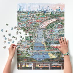 Galeria - zdjęcie nr. 4 - Puzzlove. CzuCzu Miasto Warszawa 1000 elementów