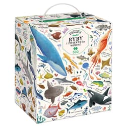 Puzzlove CzuCzu Ryby i zwierzęta wodne 500 puzzle rodzinne - Opracowanie Zbiorowe