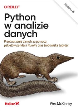 Python w analizie danych. Przetwarzanie danych za pomocą pakietów pandas i NumPy oraz środowiska Jupyter wyd. 3 - Wes McKinney