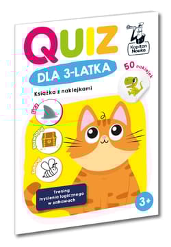 Quiz dla 3-latka. Książka z naklejkami - Zuzanna Osuchowska