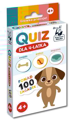 Quiz dla 4-latka Kapitan Nauka - Zuzanna Osuchowska
