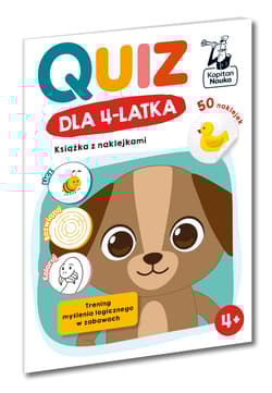 Quiz dla 4-latka. Książka z naklejkami - Zuzanna Osuchowska