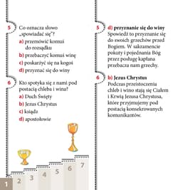 Galeria - zdjęcie nr. 4 - Quiz dla dzieci przed Pierwszą Komunią Świętą. 80 pytań i odpowiedzi. 7 stopni trudności