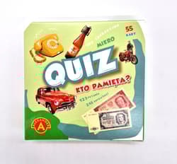 Quiz Kto pamięta kieszonkowa gra edukacyjna