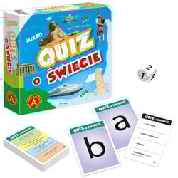 Quiz o świecie Kieszonkowa gra edukacyjna