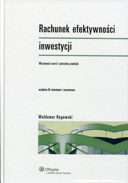 Rachunek efektywności inwestycji Wyzwania teorii i potrzeby praktyki