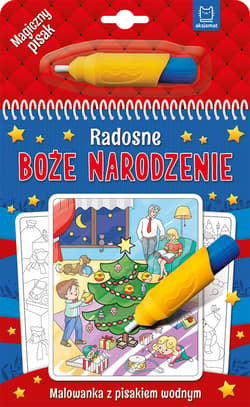 Radosne Boże Narodzenie. Malowanka z pisakiem wodnym - Opracowanie Zbiorowe