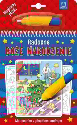 Radosne Boże Narodzenie. Malowanka z pisakiem wodnym - Opracowanie Zbiorowe