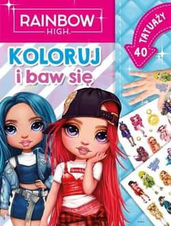 Rainbow High Koloruj i baw się 40 tatuaży - Monika Kiersnowska