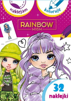 Rainbow High. Naklejam i koloruję - Praca zbiorowa