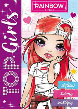 Rainbow High. Top Girls. Stylizuj, koloruj, naklejaj 3 - Praca zbiorowa