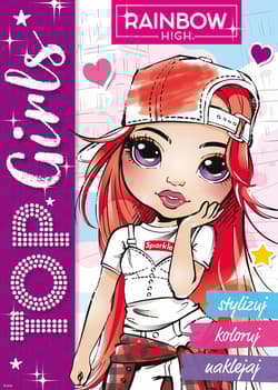 Rainbow High. Top Girls. Stylizuj, koloruj, naklejaj 3 - Praca zbiorowa