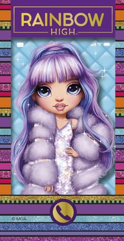 Rainbow High Violet i Sunny Książeczka telefon - Monika Kiersnowska