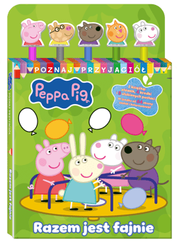 Razem jest fajnie. Świnka Peppa. Poznaj przyjaciół - Opracowanie Zbiorowe