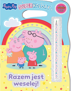 Razem jest weselej. Świnka Peppa. SuperKolory - null null, Opracowanie Zbiorowe