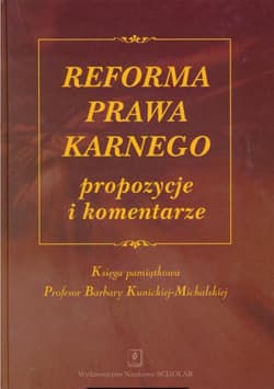 Reforma prawa karnego - Praca zbiorowa