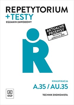 Repetytorium i testy Egzamin zawodowy Kwalifikacja A.35 Technik ekonomista - Odrzywałek Sylwia, Bień Wioletta