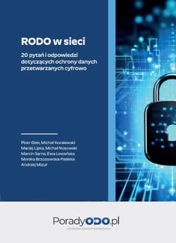 RODO w sieci 20 pytań i odpowiedzi dotyczących ochrony danych przetwarzanych cyfrowo - ebook - Praca zbiorowa