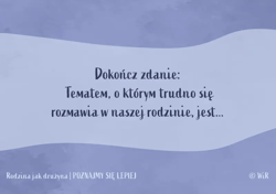 Galeria - zdjęcie nr. 5 - Rodzina jak drużyna Poznajmy się lepiej Karty konwersacyjne dla dzieci w wieku 6+