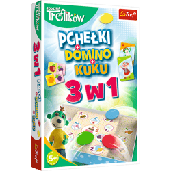 Rodzina Treflików 3w1 Domino Pchełki Kuku Trefliki