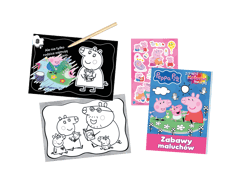 Galeria - zdjęcie nr. 3 - Rodzinka jest super! Świnka Peppa. Zdrapuj, koloruj, naklejaj