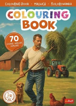 Rolnik. Kolorowanka z naklejkami TREFL