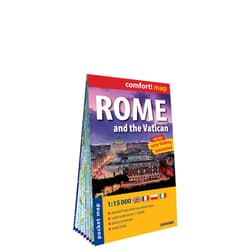 Rome and the Vatican pocked map 1:15 000 laminat midi 2023 - Opracowanie Zbiorowe
