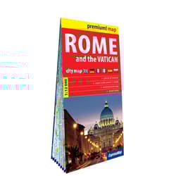 Rome and the Vaticancity map 1:12 000 karton 2023 - Opracowanie Zbiorowe