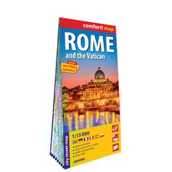 Rome and the Vaticancity street map 1:15 000 laminat 2025 - Opracowanie Zbiorowe