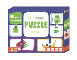 Rosnę i Poznaję dwustronne puzzle Owoce