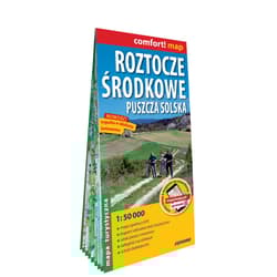 Roztocze Środkowe Puszcza Solska mapa turystyczna 1:50 000 laminat 2023 - Opracowanie Zbiorowe