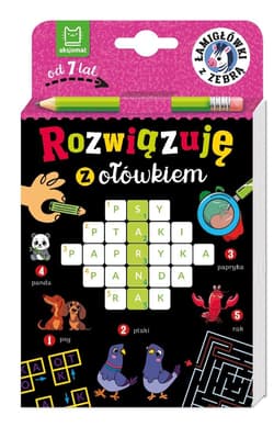Rozwiązuję z ołówkiem. Łamigłówki z zebrą - Beata Karlik