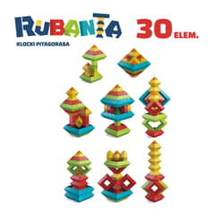 Galeria - zdjęcie nr. 2 - Rubanta klocki Pitagorasa 30 el.