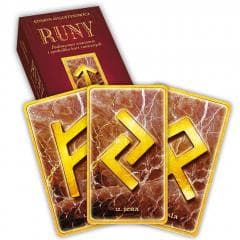 Runy 24 karty + książka - Praca zbiorowa