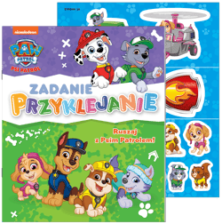 Ruszaj z Psim Patrolem! Psi Patrol. Zadanie Przyklejanie - Opracowanie Zbiorowe