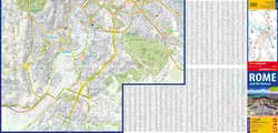 Galeria - zdjęcie nr. 2 - Rzym i Watykan laminowany plan miasta 1:15 000