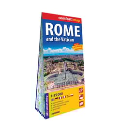 Rzym i Watykan laminowany plan miasta 1:15 000 - Opracowanie Zbiorowe