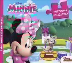 Salon mody dla zwierząt Minnie Puzzlowa książeczka