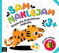 Sam naklejam Książeczka kontrastowa malucha 3+ - Opracowanie Zbiorowe