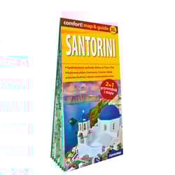 Santorini map&guide XL PL laminat 2024 - Jabłoński Piotr
