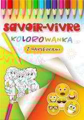 Savoir-vivre kolorowanka - Praca zbiorowa