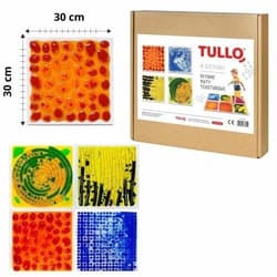 Ścieżka sensoryczna płytki fakturowe 30x30cm 4szt
