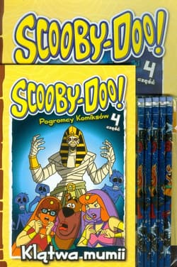 Scooby Doo Klątwa mumii + ołówki Zestaw 2 książek + ołówki z gumką